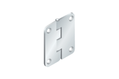 PS23 - 50 asymmetrisch scharnier verzinkt