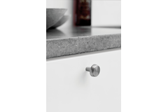 Knop AUTUMN Ø36 H34 zamak rvs-look