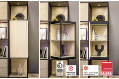 FurnSpin S met Push to open Silent, installatiepositie links