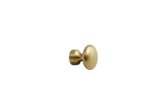 Knop BARON ø32 h32 zamak geborsteld goud