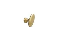 T-knop BARON T l60 zamak geborsteld goud
