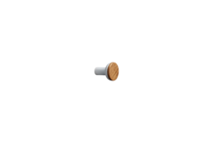 Knop BIS Ø24 H28 eik + mat wit
