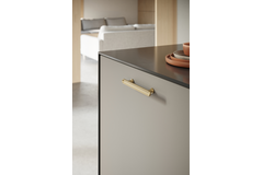 Greep chateau ba128 l180 zamak geborsteld goud