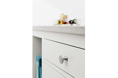 Knop Classic ø34x28 zamak RVS-look