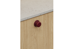 Knop COLETTE BA16 zamak rood
