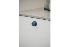 Knop COLETTE BA16 zamak blauw