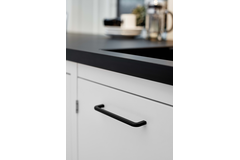 Greep compact ba160 l172 zamak mat zwart