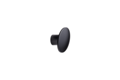 Knop dome 49.8x35.9x25,6 zamak mat zwart