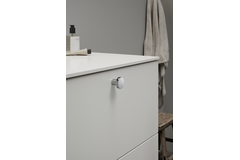 Knop DOT Ø30 H26 zamak chroom