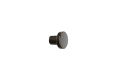 Knop DOT Ø30 H26 zamak antiek bruin