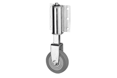 Ladder wiel vast 50mm rubber kogellager
