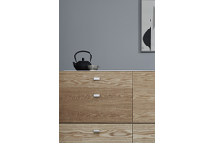 Knop elan ba32 l50 alu RVS look