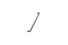 Greep equester ba320 l332 zamak mat zwart