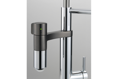 Vital - Filtersysteem met beweegbare uitloop / Chroom-Gun metal