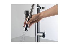 Vital - Filtersysteem met beweegbare uitloop / Chroom-Gun metal