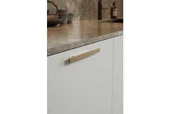 Greep facet ba96 l220 alu mat goud