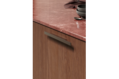 Greep facet ba96 l220 alu mat brons