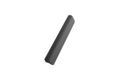 Greep fall ba224 l236 alu geborsteld mat zwart