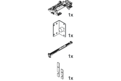 Hawa Concepta III 25/35 garnituur Pull links