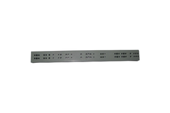 Opvullijst 486x50x25mm zilvergrijs