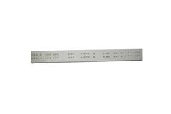 Opvullijst 486x50x25mm wit