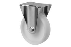 Vast wiel d.125 h.155mm 150kg kunst.wit