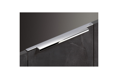 Greeplijst Lamezia, L 395 mm, B 39 mm, glans verchroomd