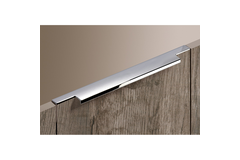 Greeplijst Lamezia, L 395 mm, B 39 mm, glans verchroomd