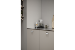Greep LEAF BA64 L85 zamak rvs-look
