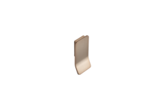 Greep leaf ba32 l42,5 zamak geborsteld goud