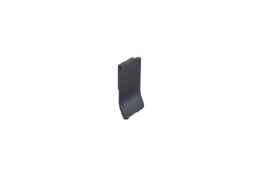 Greep leaf ba32 l42,5 zamak mat zwart