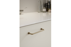 Greep LOUNGE BA128 L142 gepatineerd messing
