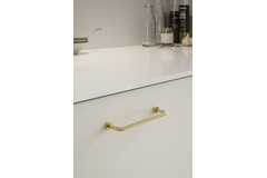 Greep LOUNGE BA128 L142 gepolijst goud