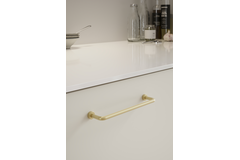 Greep LOUNGE BA160 L174 messing geborsteld goud
