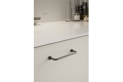 Greep LOUNGE BA128 L142 zamak gunmetal