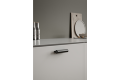 Greep LUCENTE ba64 aluminium mat zwart