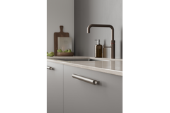 Greep LUCENTE ba1088 aluminium mat rvs-look