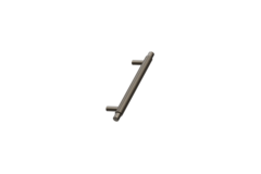 Greep MANOR LONG BA640 L694 alu + zamak mat bronze