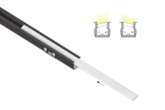 Moove2 led profiel 3m WDC 24V 10W/M zwart