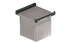 Chic line wasmand antraciet b.500-550  d.322mm