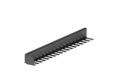 Chic line dassenhouder antraciet  l.310mm links