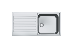 Argos - Vlakbouw- <(>&<)> SlimTopspoeltafel / 1000 x 510 mm / 1 bak / Glad / Omkeerbaar