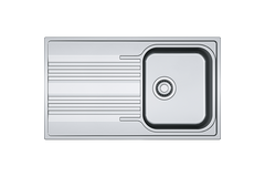 Smart- Inbouwspoeltafel / 860 x 500 mm / 1 bak / Glad / Omkeerbaar