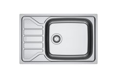Flash - Inbouwspoeltafel / 780x500mm / Manuele Lediging / RVS