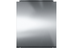 Rugwand / 600  mm/ RVS