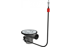 Ruimtebesparend ventiel 3 1/2" zonder overloopaansluiting met kabel 500