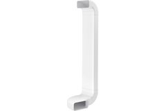 Installatieset voor luchtafvoer via plint