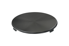 Ventielcover rond, antraciet