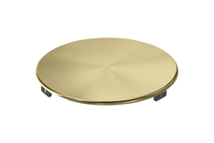Ventielcover rond, goud