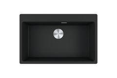 Maris - inbouwspoelbak / 780 x 500 mm / 1 bak / Zwart Mat